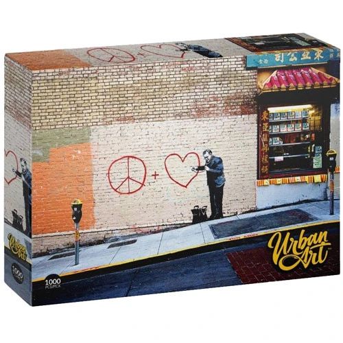Urban Art Graffiti Puzzle: Banksy - Peaceful Hearts Doctor (Clearance) 3 Urban Art Graffiti Puzzle: Banksy - Peaceful Hearts Doctor (Clearance)