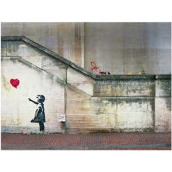 Urban Art Graffiti Puzzle: Banksy - Balloon Girl (Clearance) -Z Man Games Store 4d 10115 2