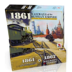 1861 & 1867: 19th Century Railways In Canada & Russia -Z Man Games Store CSG18611867 4
