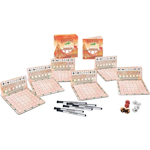 Railroad Ink: Blazing Red Edition 4 Railroad Ink: Blazing Red Edition - Image 2