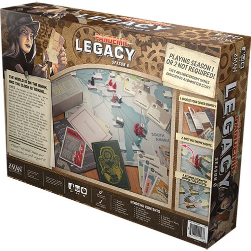 Z-Man Games Pandemic Legacy: Season 0 4 Z-Man Games Pandemic Legacy: Season 0 - Image 2