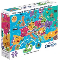 850-Piece Puzzle: Map Of Europe (Clearance)