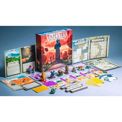 Stonemaier Games Tapestry: Arts & Architecture Expansion 4 Stonemaier Games Tapestry: Arts & Architecture Expansion - Image 2