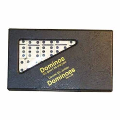 Dominoes: Double-Six White With Black (Preorder)
