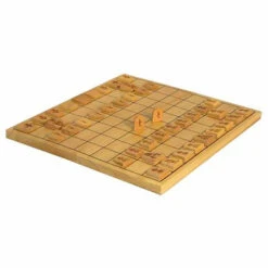 Shogi: Folding Board With Engraved Wood Tiles (Clearance) -Z Man Games Store wwi23213